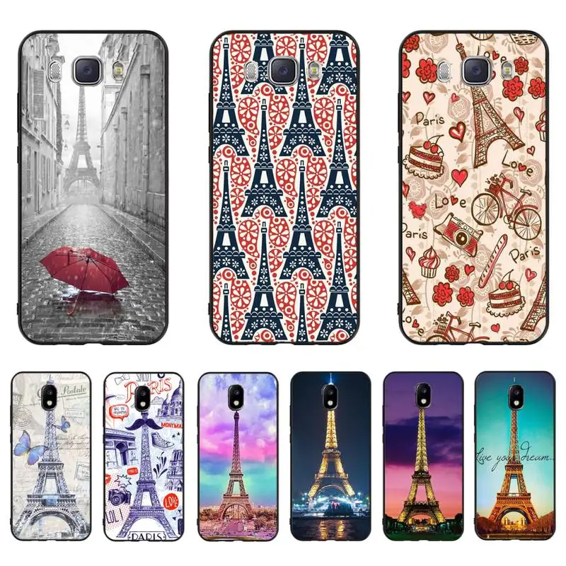 Чехол для телефона с Эйфелевой башней Motirunner Samsung J7 J8 J6 J4Plus J5 J7Prime J2 J5Prime M10 M20 M30 -