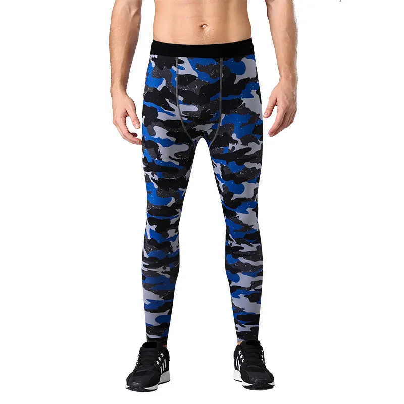 Men's Compression Pants Camouflage Running Baselayer Cool Dry Sports Tights Leggings for Gym Basketball Cycling Yoga Hiking | Спорт и