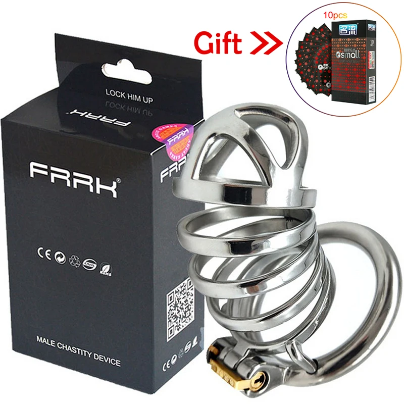 Мужской из нержавеющей стали пенис клетка целомудрия устройство Ремень Птица