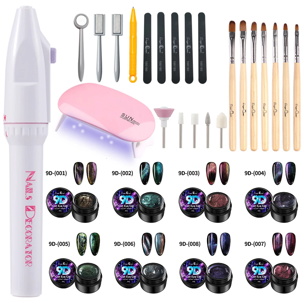 

Tool Kit Manicure Set Gel Polish Complete Accessories Full Led Lamp Electric Drill Home Travel Gift Cabin Builder Equipment Art