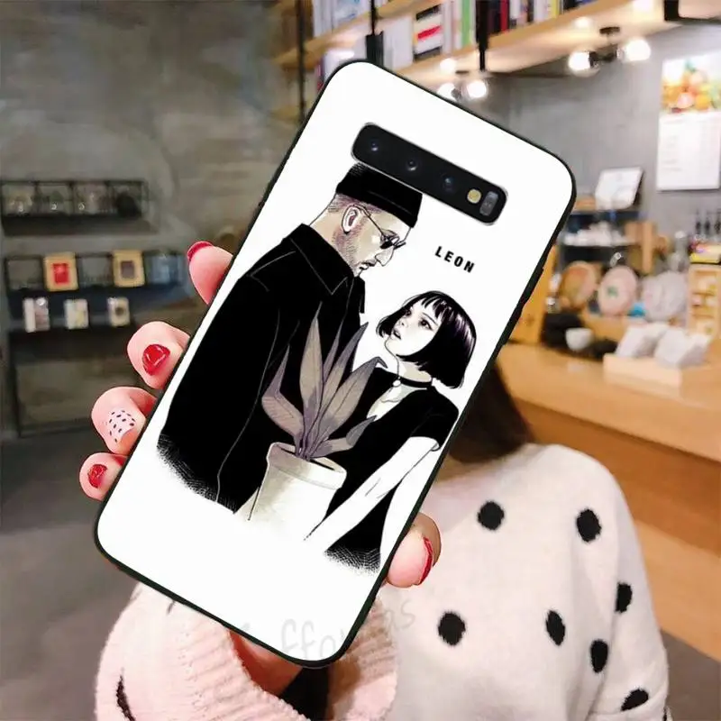 

Leon Matilda Natalie Portman LOVE Phone Case For Samsung galaxy S 7 8 9 10 20 edge A 6 10 20 30 50 51 70 note 10 plus