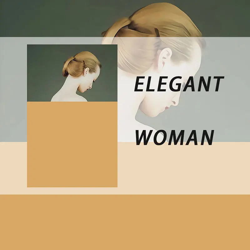 

Color Masked Gentle Woman Blue Yellow Red Modern Figure Poster Wall Art Canvas Decorative Painting Home Decoration Living room