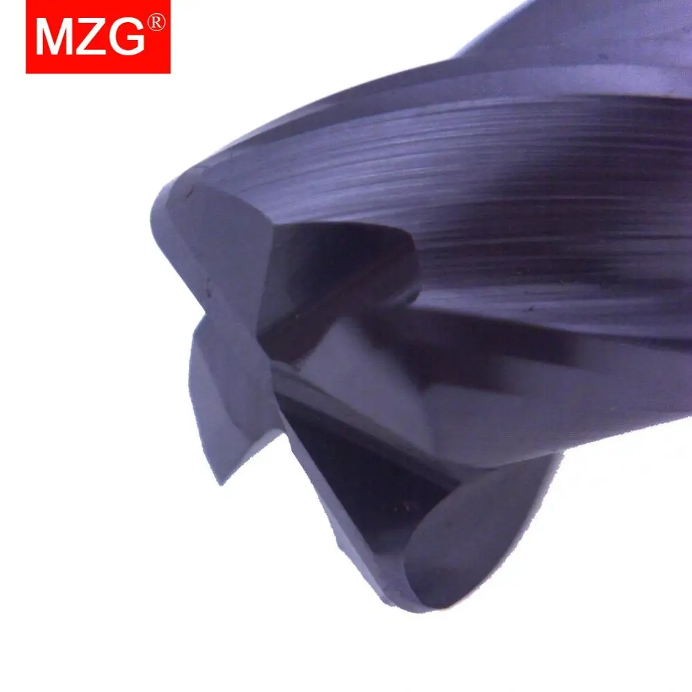 

MZG Cutting Lengthen End Mill 100L HRC55 4 Flute 1mm Milling Tungsten Steel Spiral Tools Milling Cutters Round Ball Nose