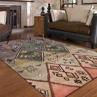 retro abstract rug style multi color geometric ethnic style carpet kitchen bathroom floor mat living room bedroom bed blanket