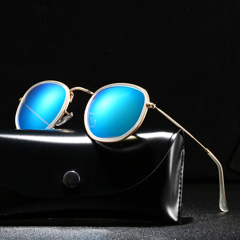 

Vintage Men Sunglasses Women Retro Punk Style Metal Frame Colorful Lens Sun Glasses Fashion Eyewear Gafas sol mujer MJ-23