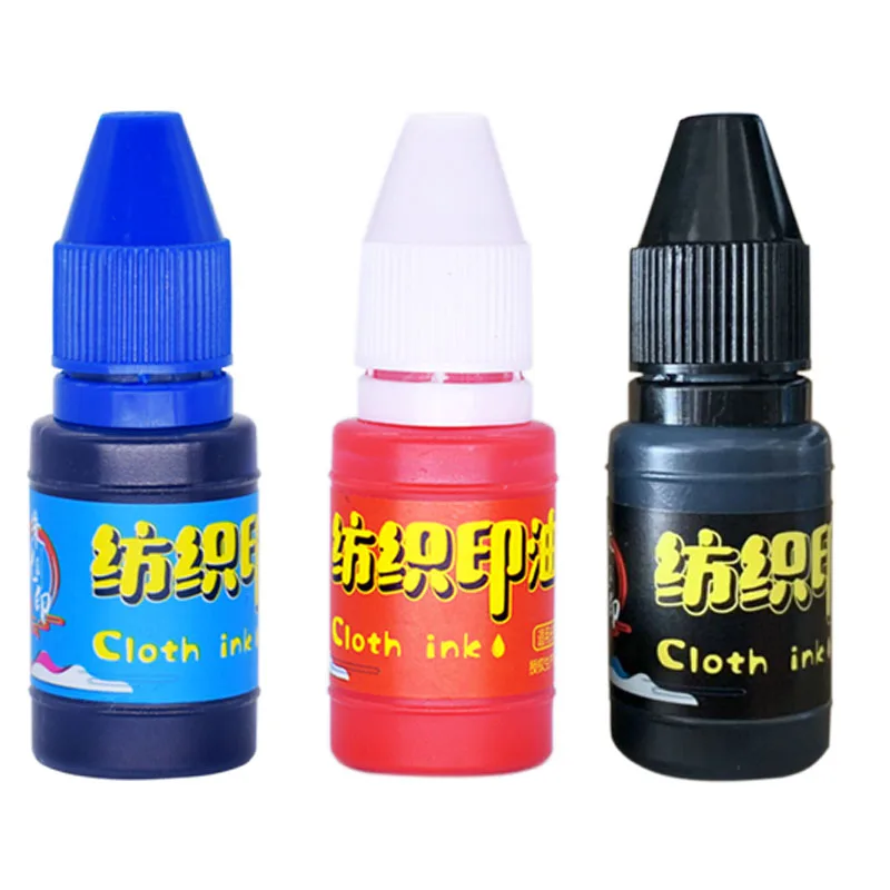 

10ml Ink Textile Clothes Waterproof Ink Flash Ink For Students Children Name Stamp Printing On Clothing Wash Not Fade