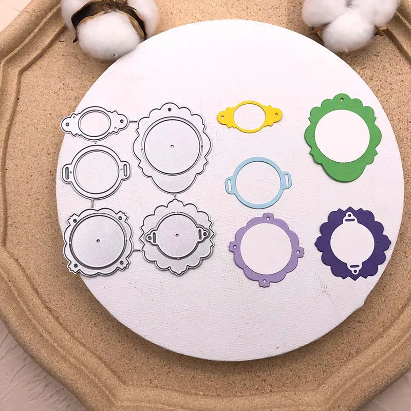 

Panalisacraft 3 styles Basic Frame Metal Cutting Dies Stencils for DIY Scrapbooking album Decorative Embossing DIY Paper Cards