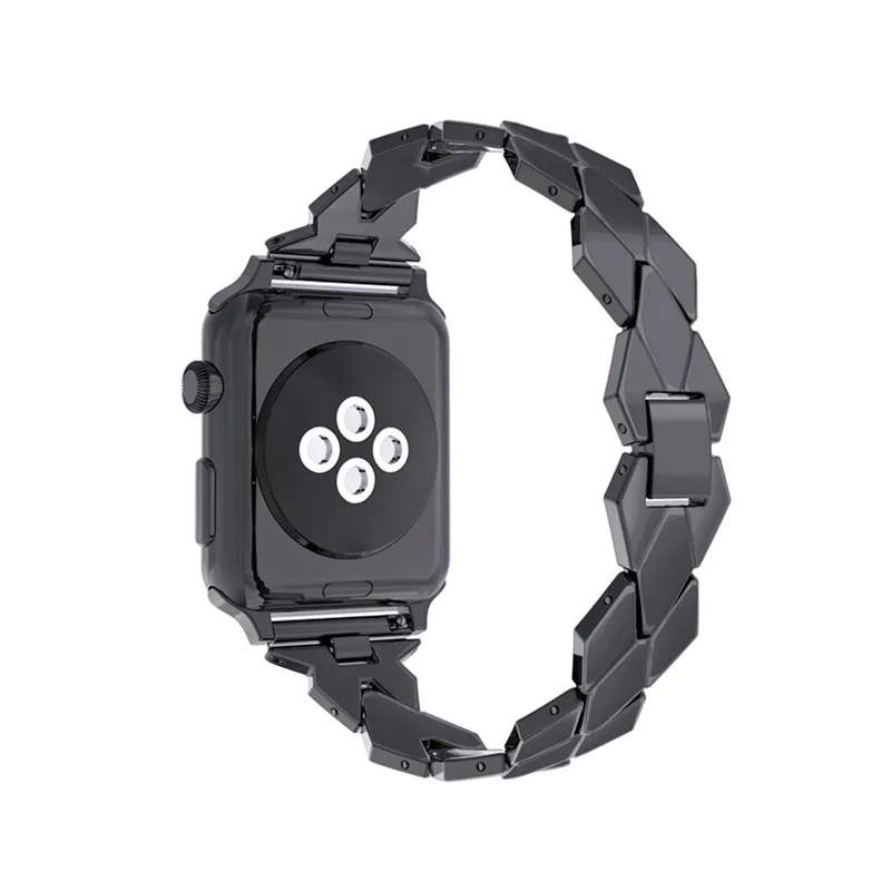Ремешок из нержавеющей стали для Apple Watch band 42 мм/38 мм iwatch 4/3 band 44 мм 38 мм металлический браслет ремень ремешок для часов аксессуары для часов