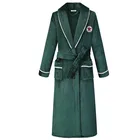 Халат-кимоно Женский удлиненный фланелевый из кораллового флиса