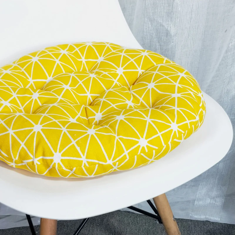 Утолщенная круглая подушка мягкая футоновая для кресла домашнего декора