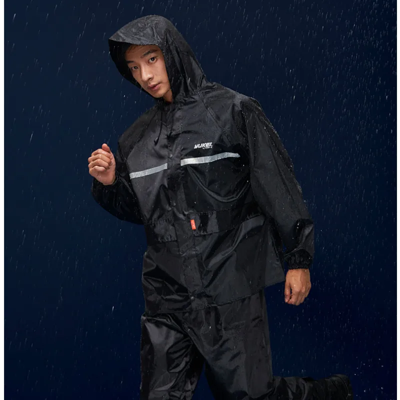 

Rain Pants Raincoat Suit Waterproof Men Ladies Waterproof Fashion Portable Raincoat with Hood Impermeable Raincoat Poncho DL60YY