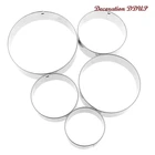 5 шт.набор, набор из нержавеющей стали для обертывания теста, печенья, кондитерских изделий