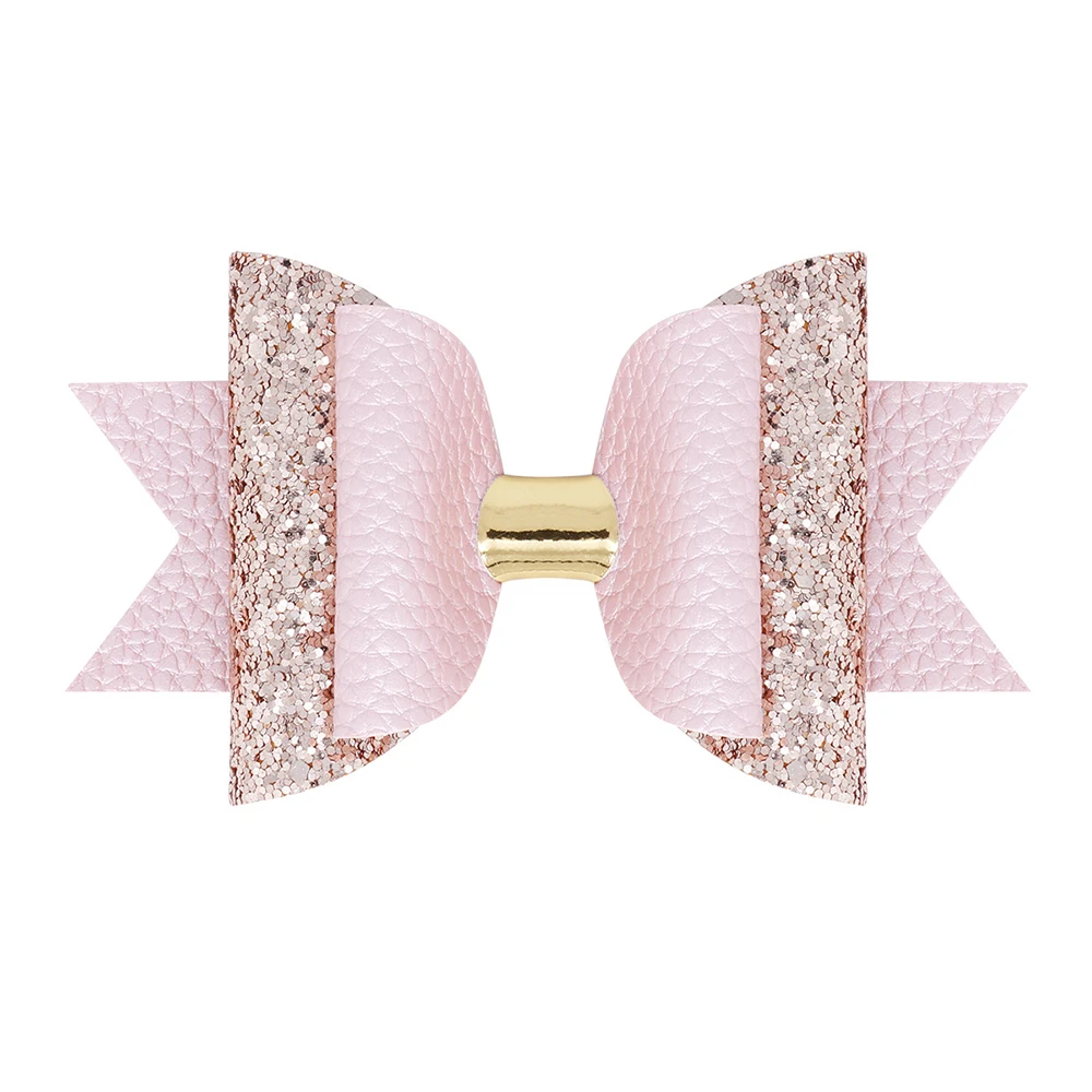 12 см блестящая заколка принцессы для волос с бантом и блестками девочек детские