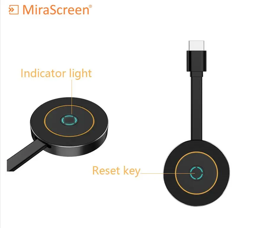 Mira экран 2,4G/5G 4K беспроводной HDMI Android tv Stick Wifi Дисплей ключ приемник зеркальный экран Miracast Airplay стример литой