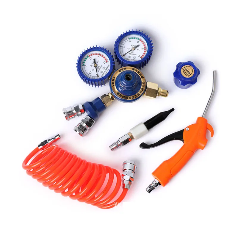 

40 liters helium pressure reducing valve double mouth double meter valve balloon man inflatable mouth helium meter