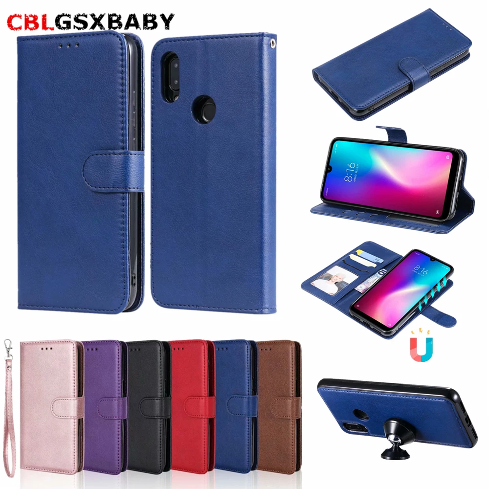 Чехол для телефона 2 в 1 Redmi Note 7 6 Pro 4X 3 4A многофункциональный кожаный чехол