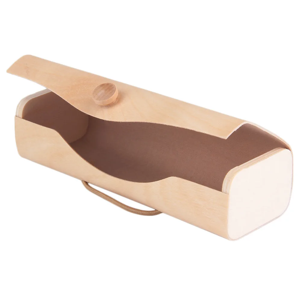 Portable Wooden Sunglasses Box Case Eye Glasses Clam Shell Protector | Eyewear Cases &amp Bags