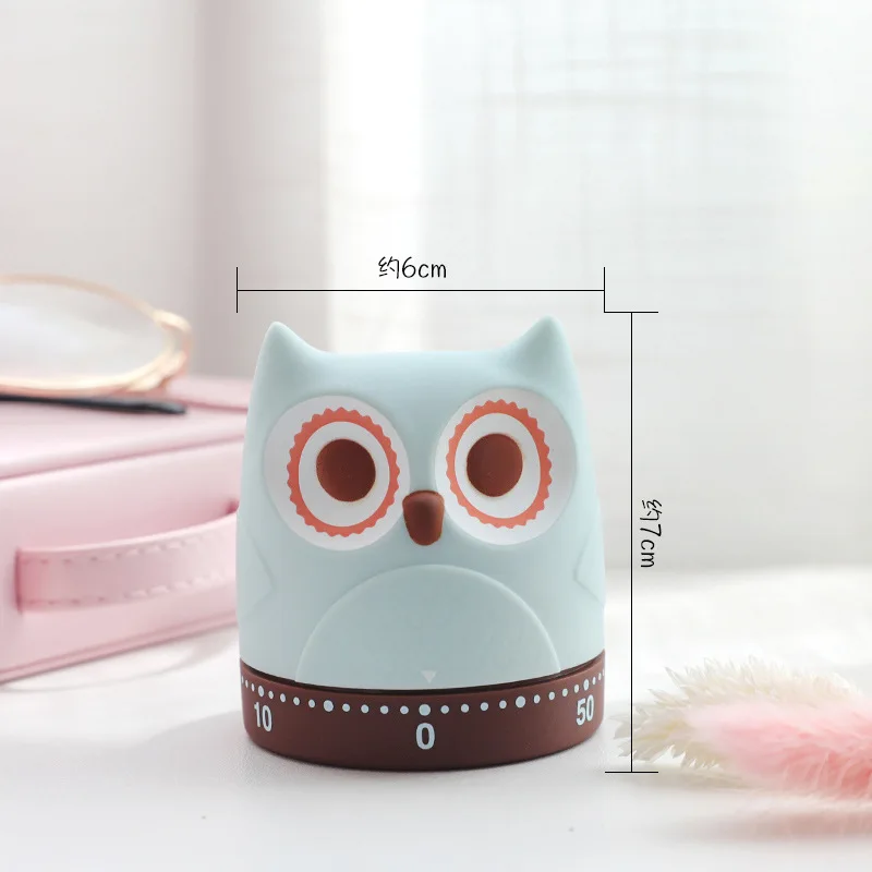 

Cartoon Time Manager Learning Rotary Timer Kitchen Mechanical Efficiency Reminder