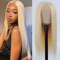 613 honey blonde color virgin brazilian straight lace front human hair wig for black women 13x4 inches long hair wigs aleesa