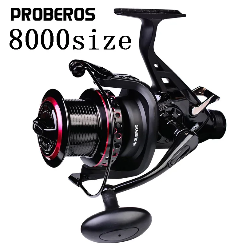 

PROBEROS Fishing Reel 12kg-24kg Max Drag Spinning Reel 3000-8000 Series Carp Front and Rear Drag System Fishing Wheel Freshwater