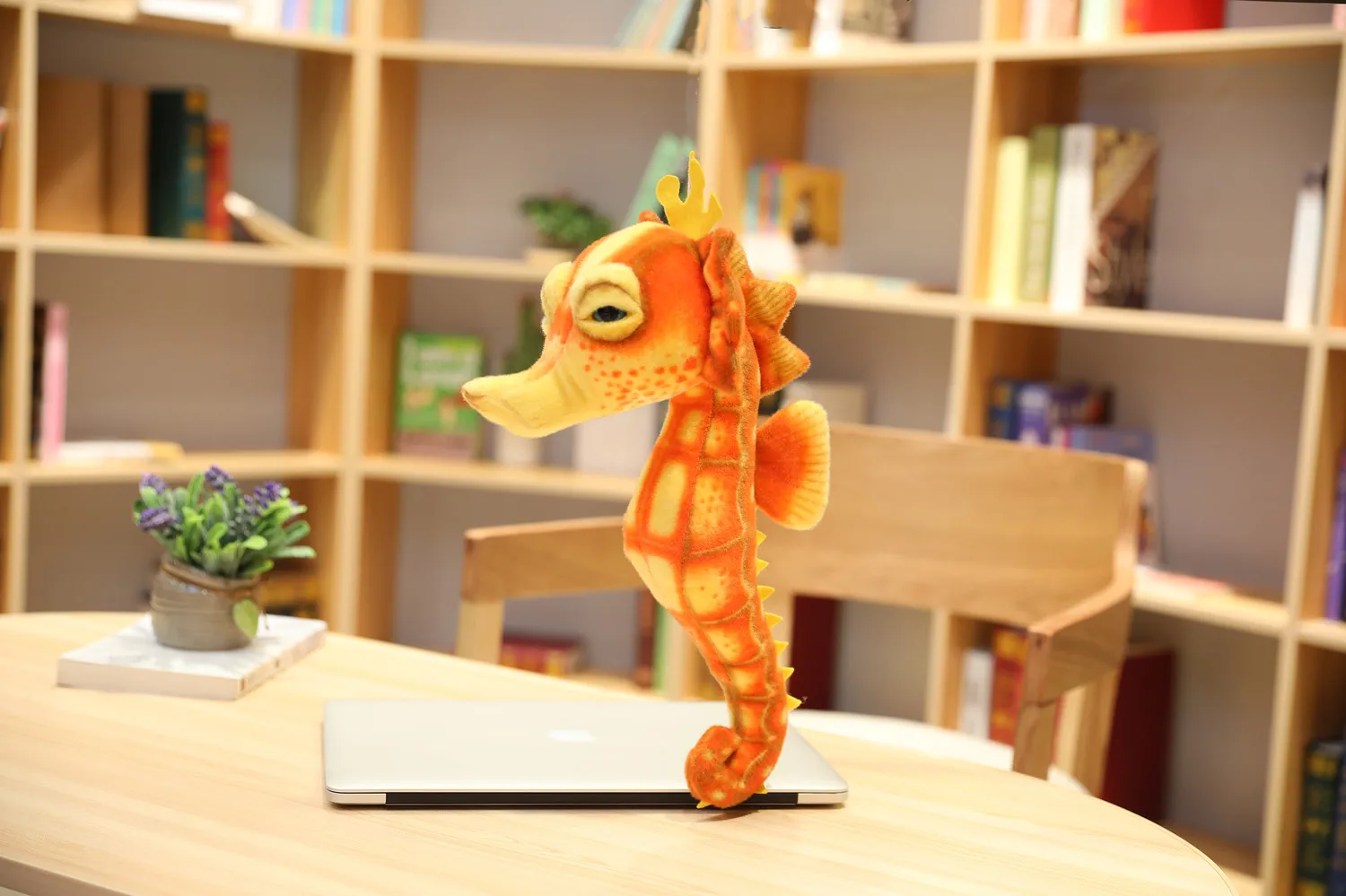 

1pc 35cm seahorse plush doll toy seahorse plush doll simulation seahorse doll Christmas gift