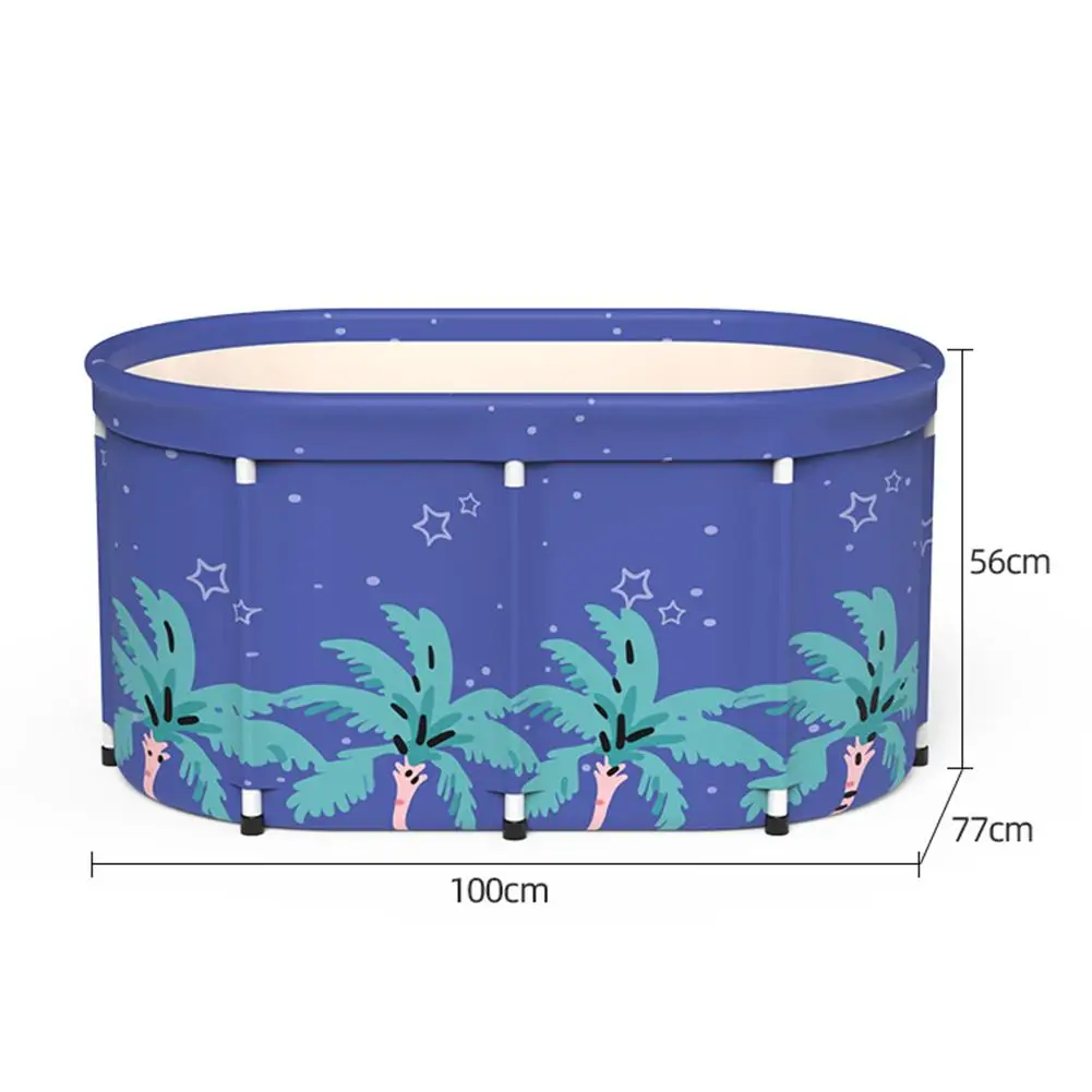 

Portable Bathtub Barrel Thickened Plastic Folding Large Adult Bath Tub Household SPA Full Body Hot Tub Bathroom Supplies