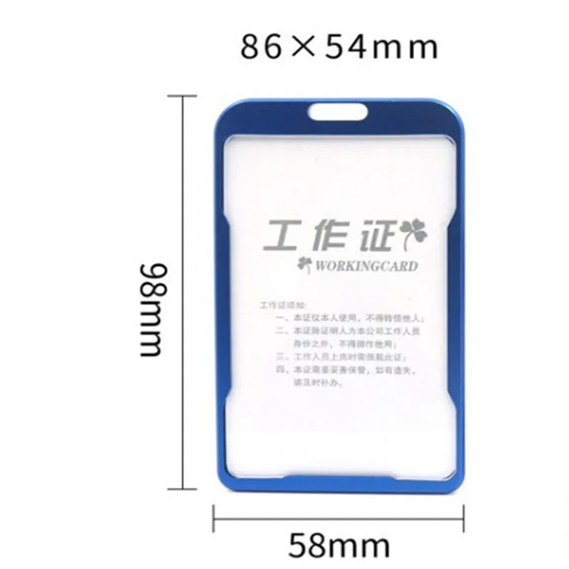 Держатели для визиток металлические мужчин и женщин 1 шт. держатель банковской