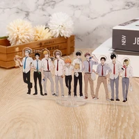 anime haikyuu acrylic stand hinata kageyama tsukishima sugawara family figure model plate desktop decor fans gifts collection