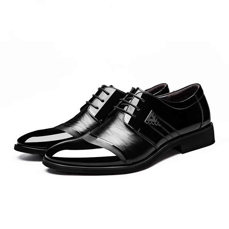 Классические мужские классические туфли винтажные оксфорды на плоской подошве