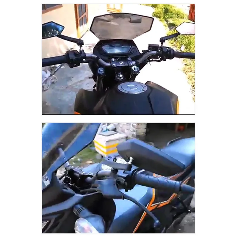 LMoDri универсальная пара мотоциклов зеркало заднего вида скутер 8 мм 10 модификация