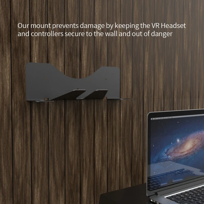 Металлический Настенный Держатель для гарнитуры VR подставка с крючком полка