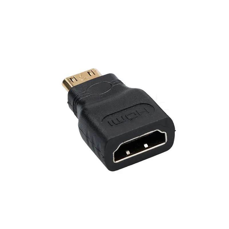 

Mini HDMI Male to HDMI Female Converter Adapter Cable Connector 1080P