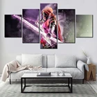 5 шт., Картина на холсте, без рамки