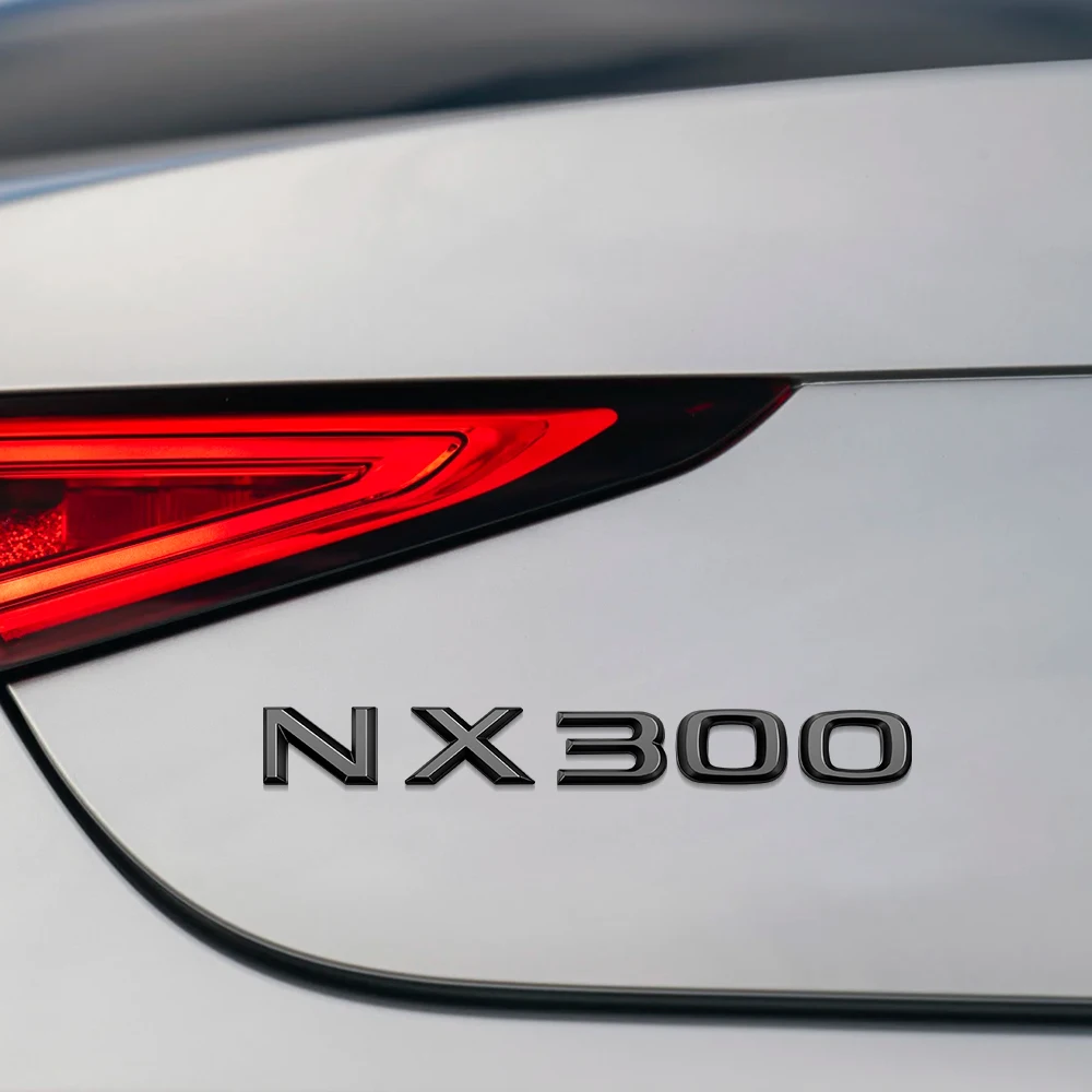 Черная серебряная NX300 NX200 эмблема значок задняя наклейка для Lexus NX200t стикер на