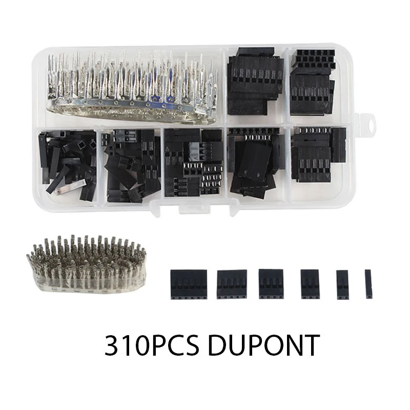Клемма Dupont с разъемом типа Папа мама и 310 шт./кор. 2 54 мм 2/3/4/5 Pin Электрический