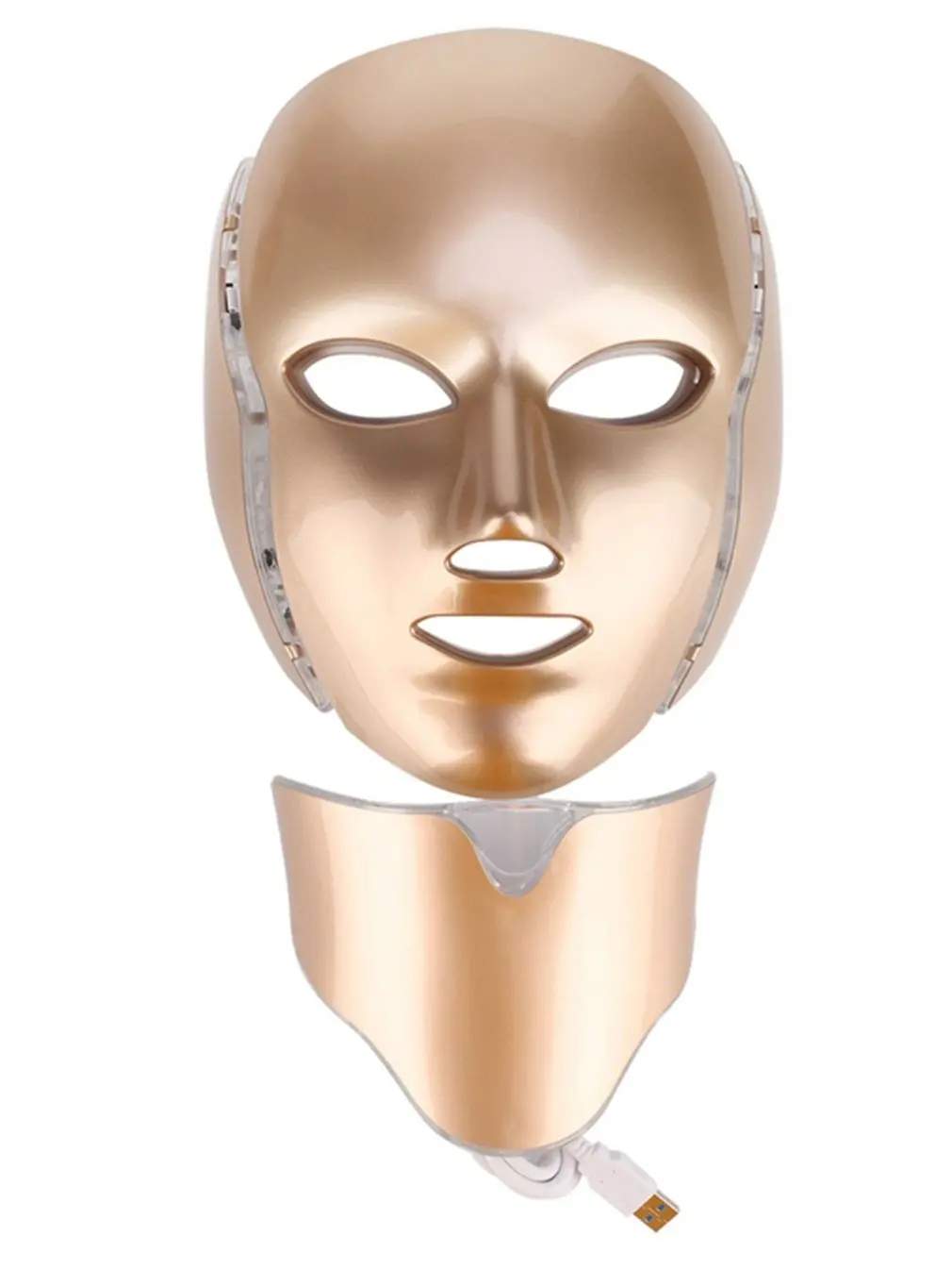 

Led Skin Mask 7 Color Led Face Mask For Face And Neck Facial Care Mask Cosmetic Mask Portable For Home And Travel Use