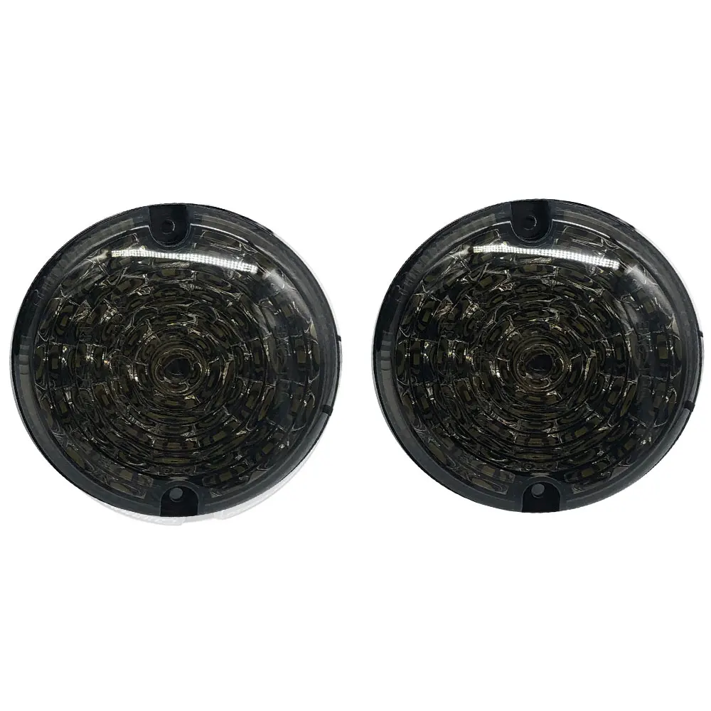 

2pcs Smoke clear Rear Fog Lamp Reversing Light 95MM LED Upgrade Kit For Land Rover Defender