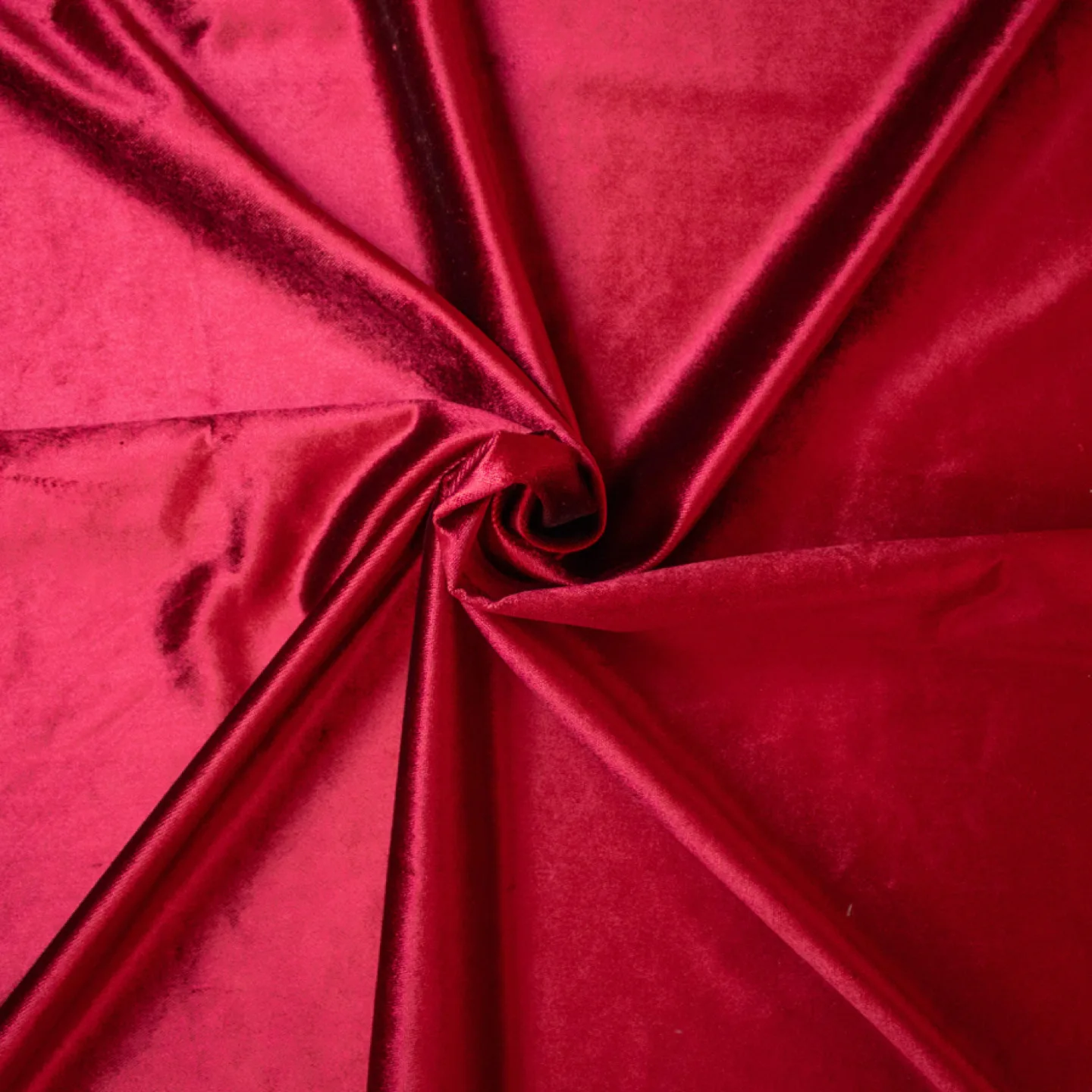 

Pomegranate Red Curtain Velvet Fabric 145 cm width 10 mt'ye up cut