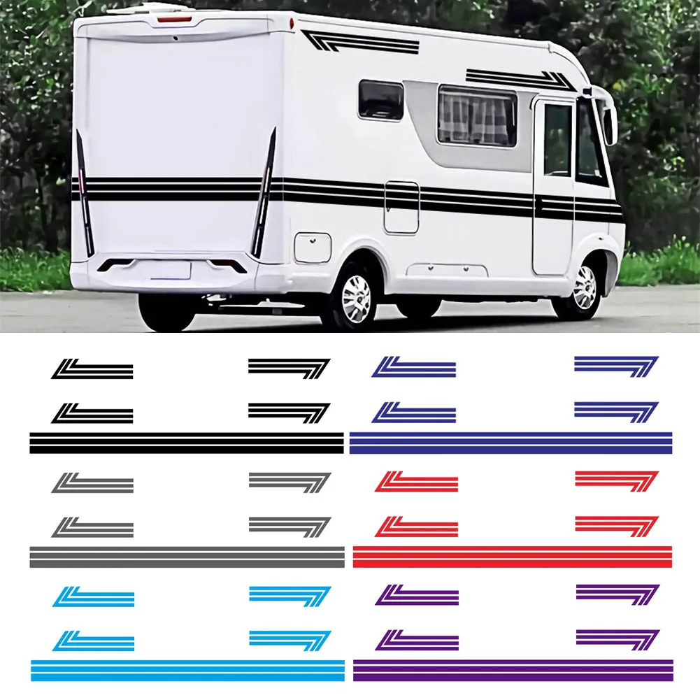 

1200cm RV Stripe Sticker Body Decoration Decal Door Panel Bumper Graphics Stickers Car Styling Vinyl Decal for Camper RV Trailer