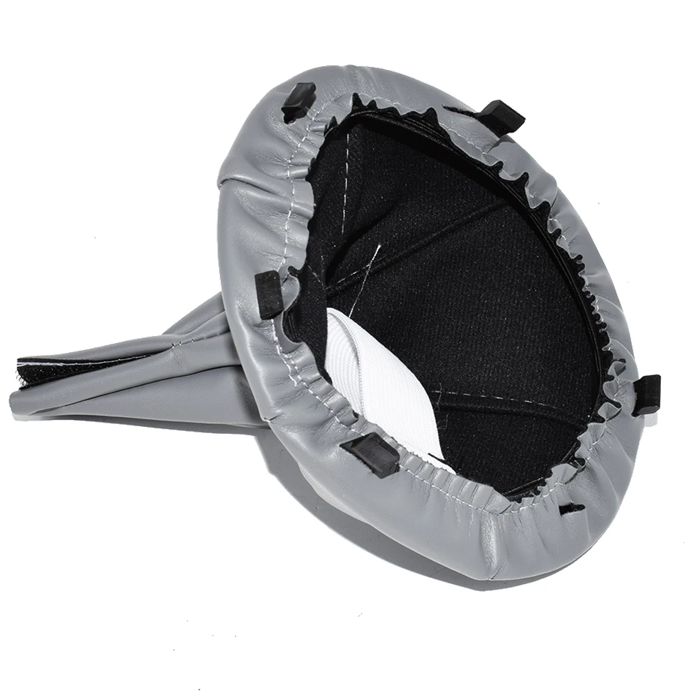 Автомобиль Pu кожа Механизм Gaiter Gaitor Сдвиг Воротник загрузки Пылезащитный для Fiat 500