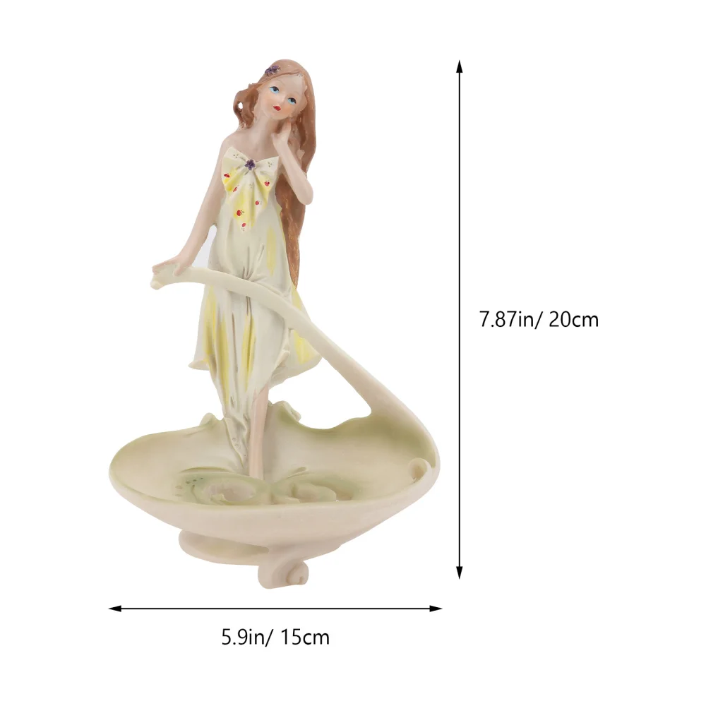 

1pc Chinese Style Ornament Angel Girl Craft Creative Tabletop Resin Craft
