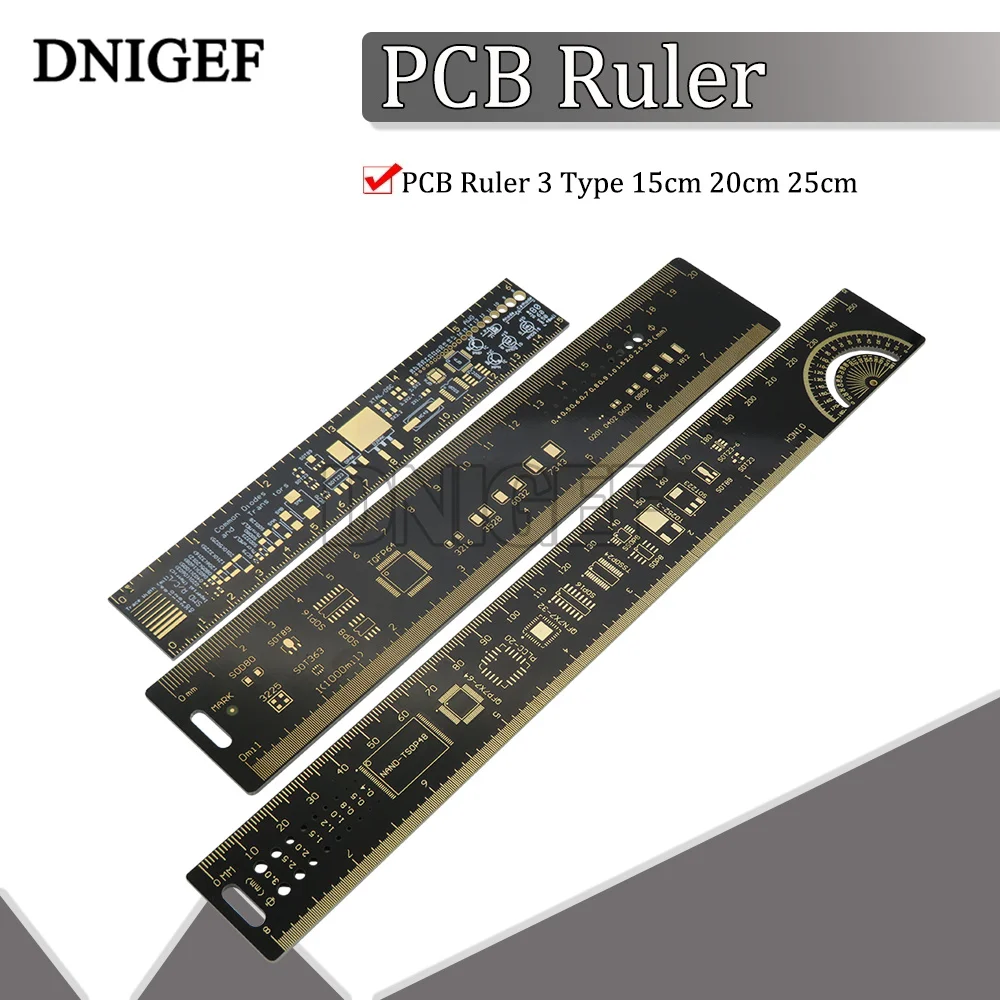 Линейка PCB 3 типа 15 см 20 см 25 см линейка PCB Многофункциональный измерительный инструмент резистор микросхема конденсатора IC SMD диодный транзистор
