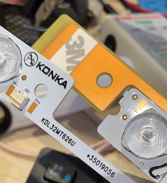 4 шт./Оригинал для Konka KDL32MT626U 2 шт. светодиода и 3 35019055 35019056 световая балка 32 дюйма