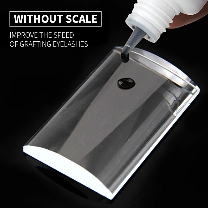 Подставка для накладных ресниц настольный держатель клея с кристаллами