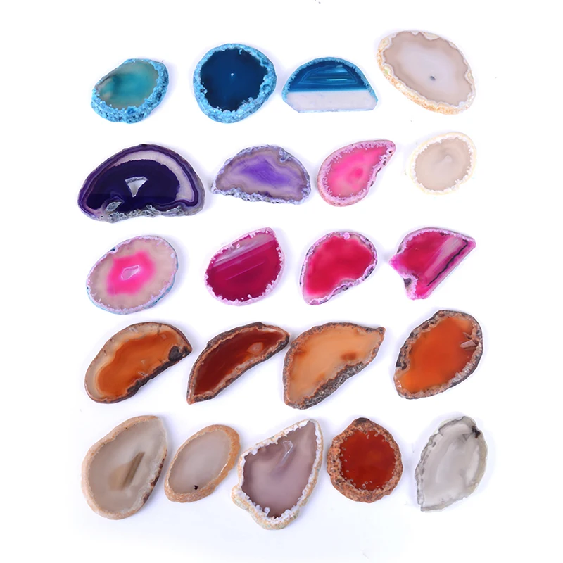 Натуральные Агатовые хлопья DIY натуральные аксессуары ручной работы