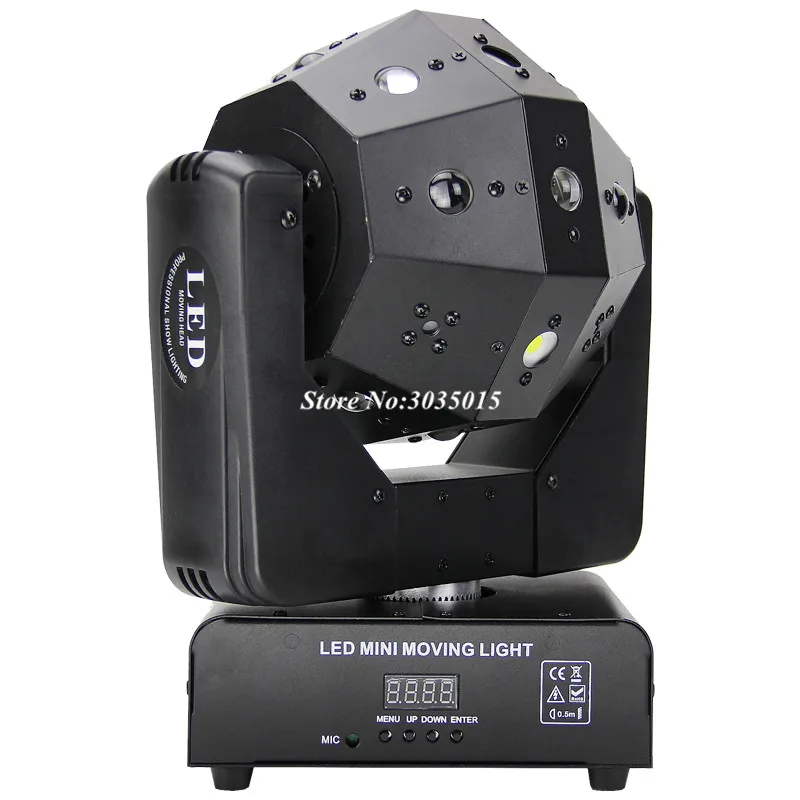 LED mini moving head ball laser beam strobe 3 in1 football roller moving heads DMX infinite rotation LED disco DJ ball light
