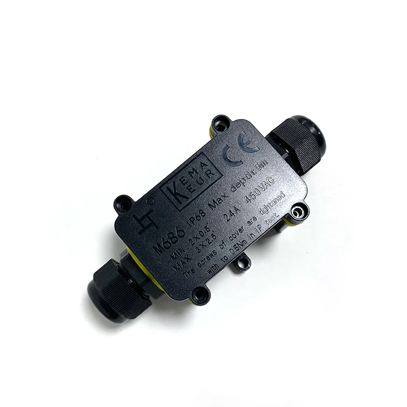 2-полосная Водонепроницаемый запечатанную коробку размеры: 4-8 мм 6-11 огнестойкий