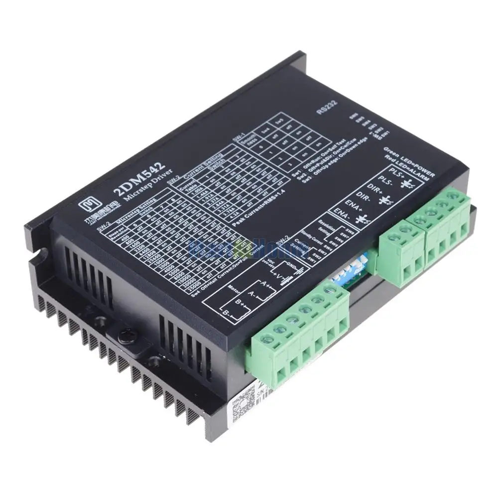 DIY 4 оси CNC драйвер комплект-цифровой шаговый Драйвер 2DM542 24VDC 4.2A& Breakout Board для DIY ЧПУ маршрутизатор машина