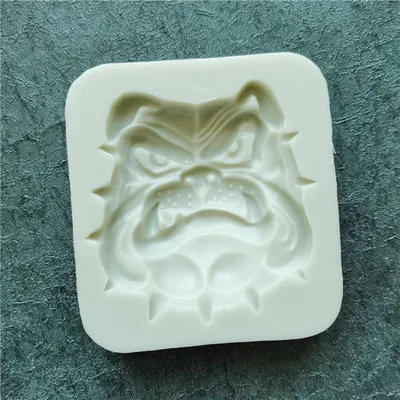 

Dog Head Silicone Fondant Chocolate Resin Aroma Stone Ornaments Soap Mold For Pastry Cup Cake Decorating Kitchen Tool