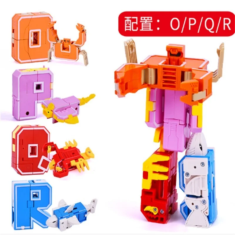 Преобразования Dinoking Dinobots A Z английский фигура с буквами игрушки|Игровые фигурки